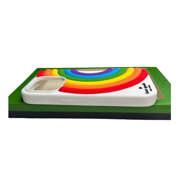 Kate Spade  All Love Rainbow iPhone 14 Pro Silicone Case - Picture 5 of 6
